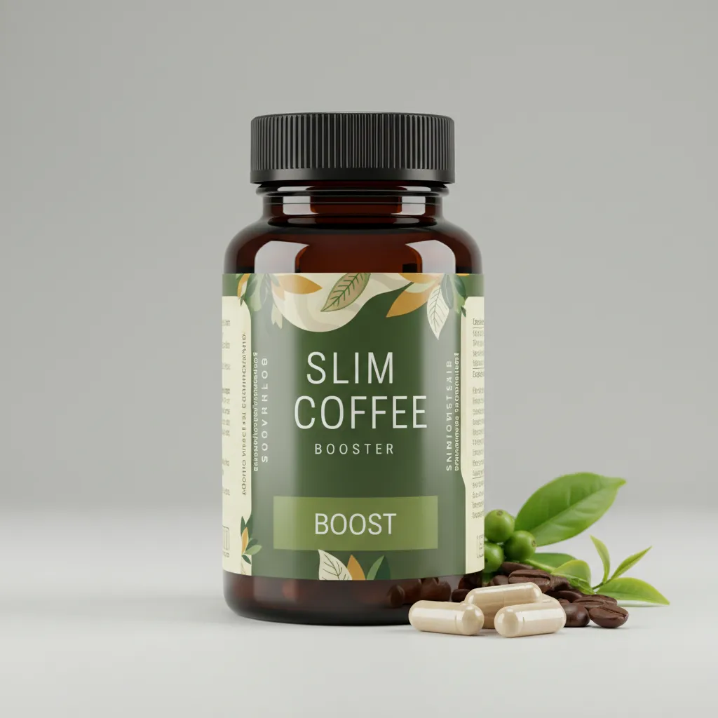 Slim Coffee Booster supplement box - plant-based metabolism support